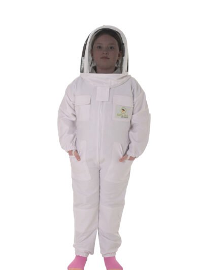 kids cotton suit white